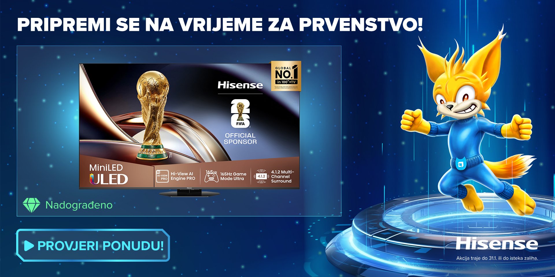 Hisense TV Hypeware siječanj